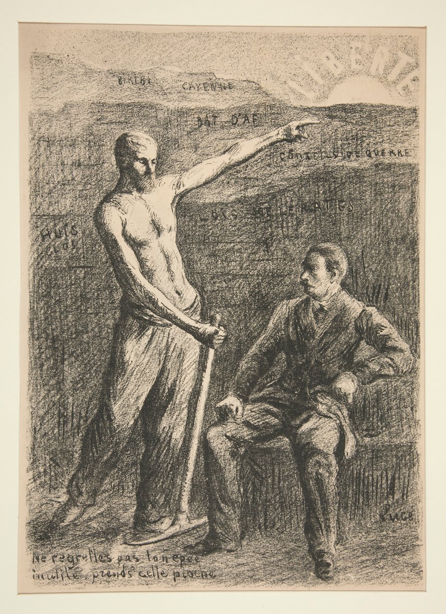 Hyldest til oberst Pecquart af Maximilien Luce