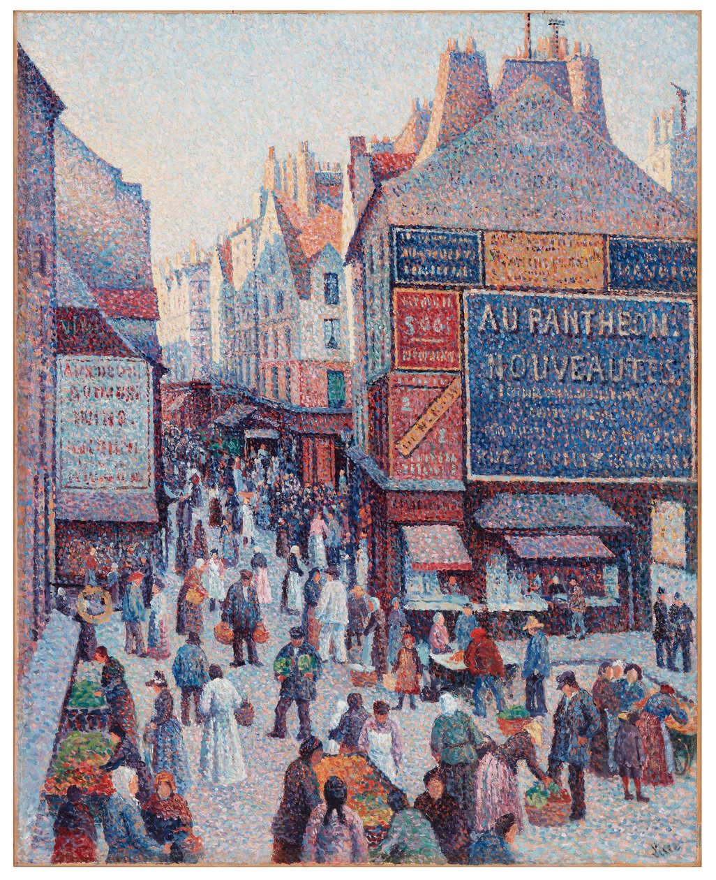 Rue Mouffetard af Maximilien Luce