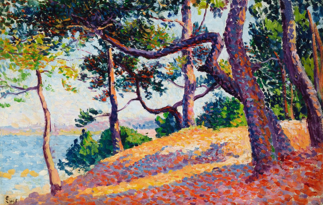 Landskab i Saint-Tropez, 1892 af Maximilien Luce