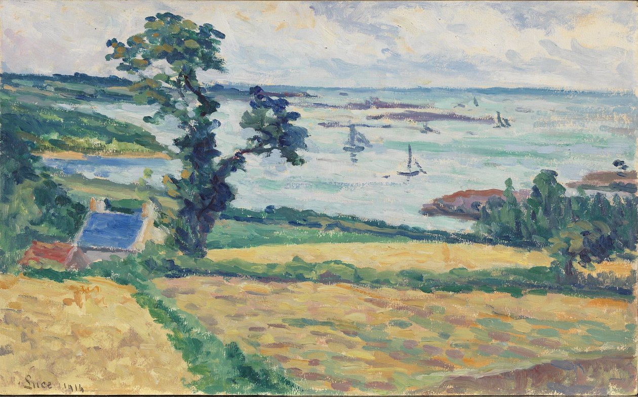Landskab af Maximilien Luce