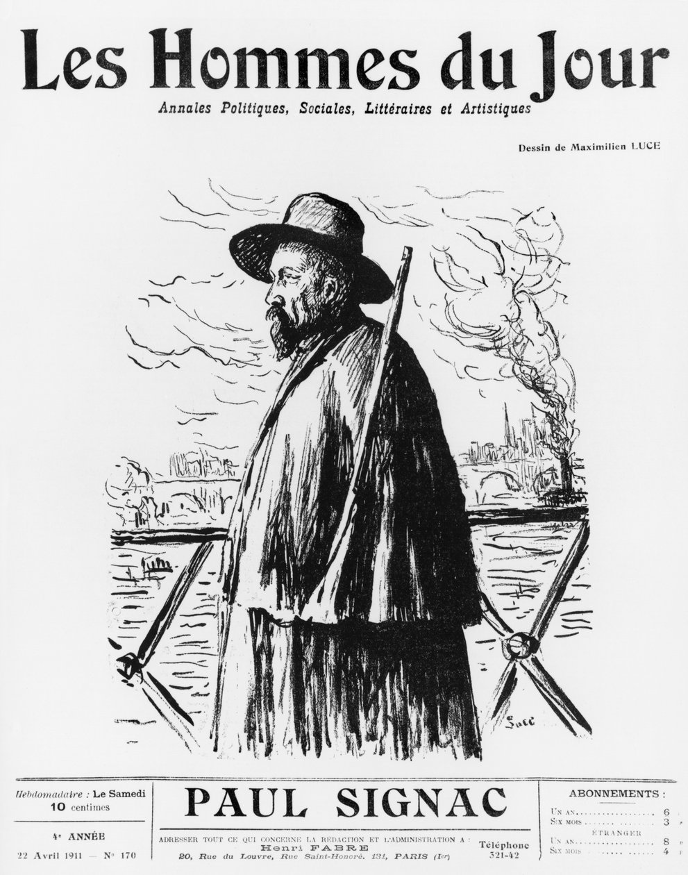Paul Signac, forsideillustration fra 