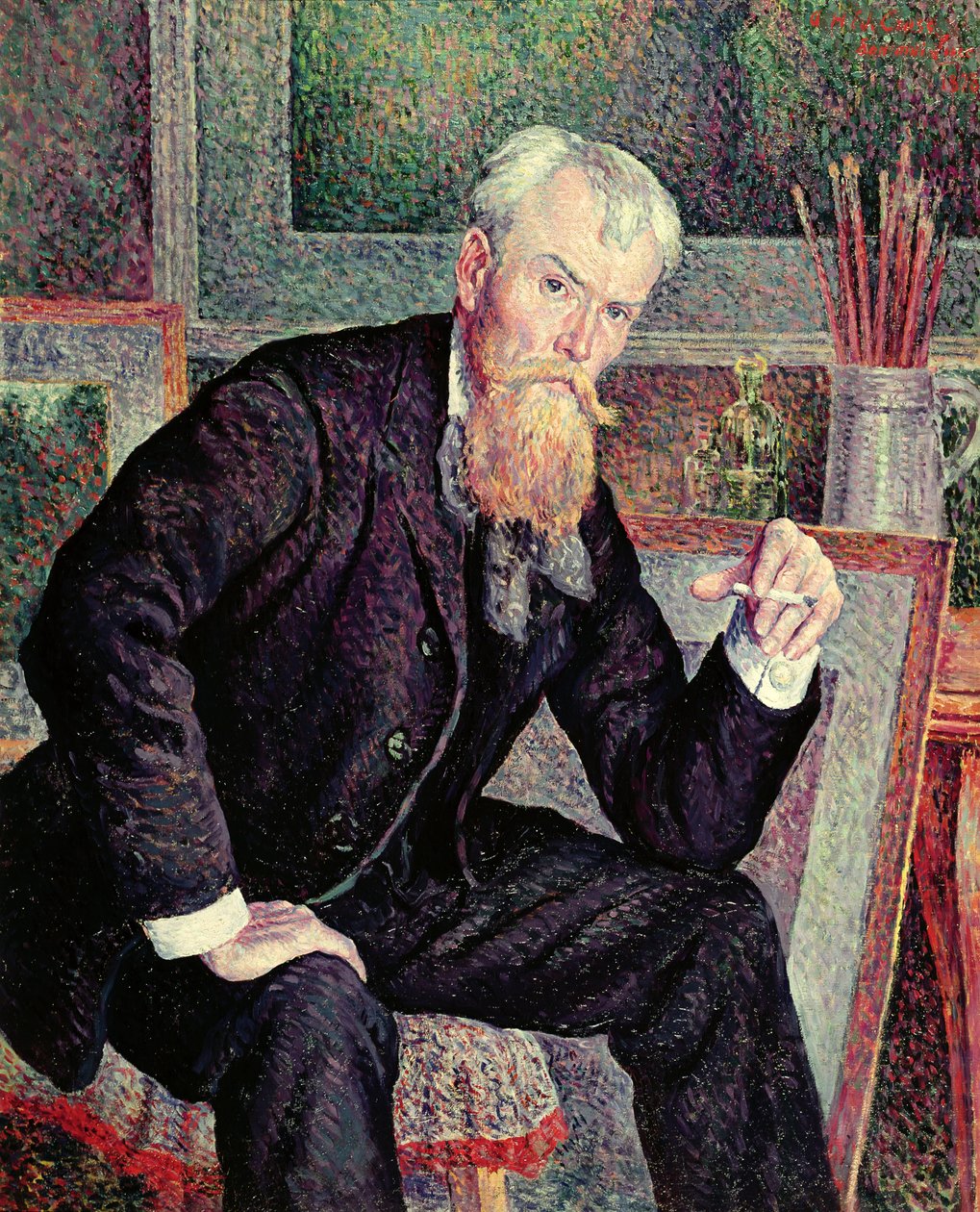 Portræt af Henri Edmond Cross (1856-1910) 1898 (se 20769) af Maximilien Luce