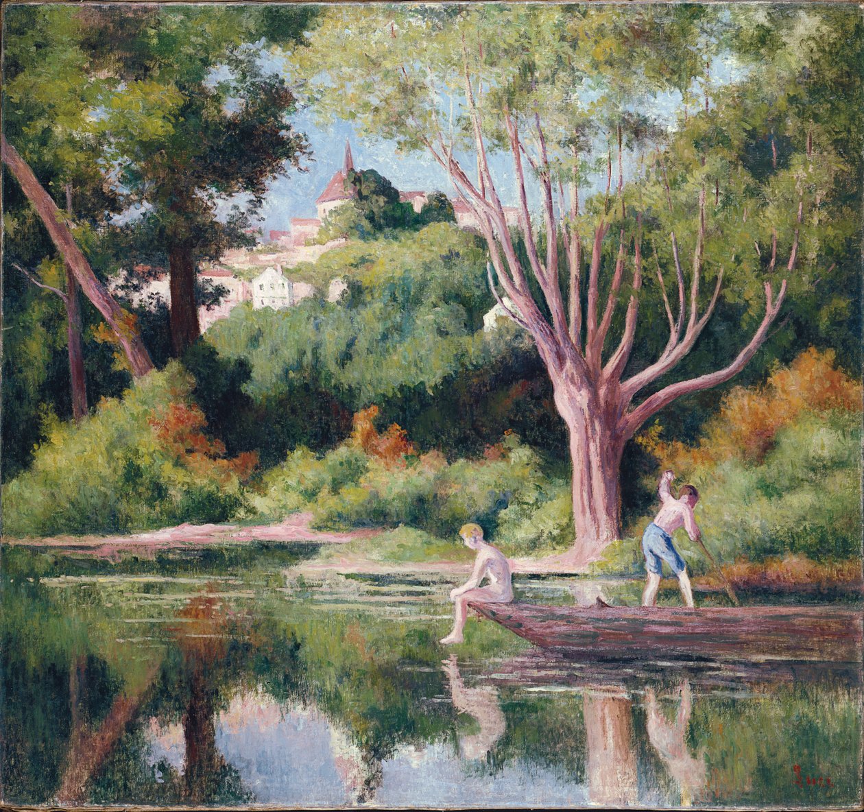 Rolleboise, Badning af Maximilien Luce