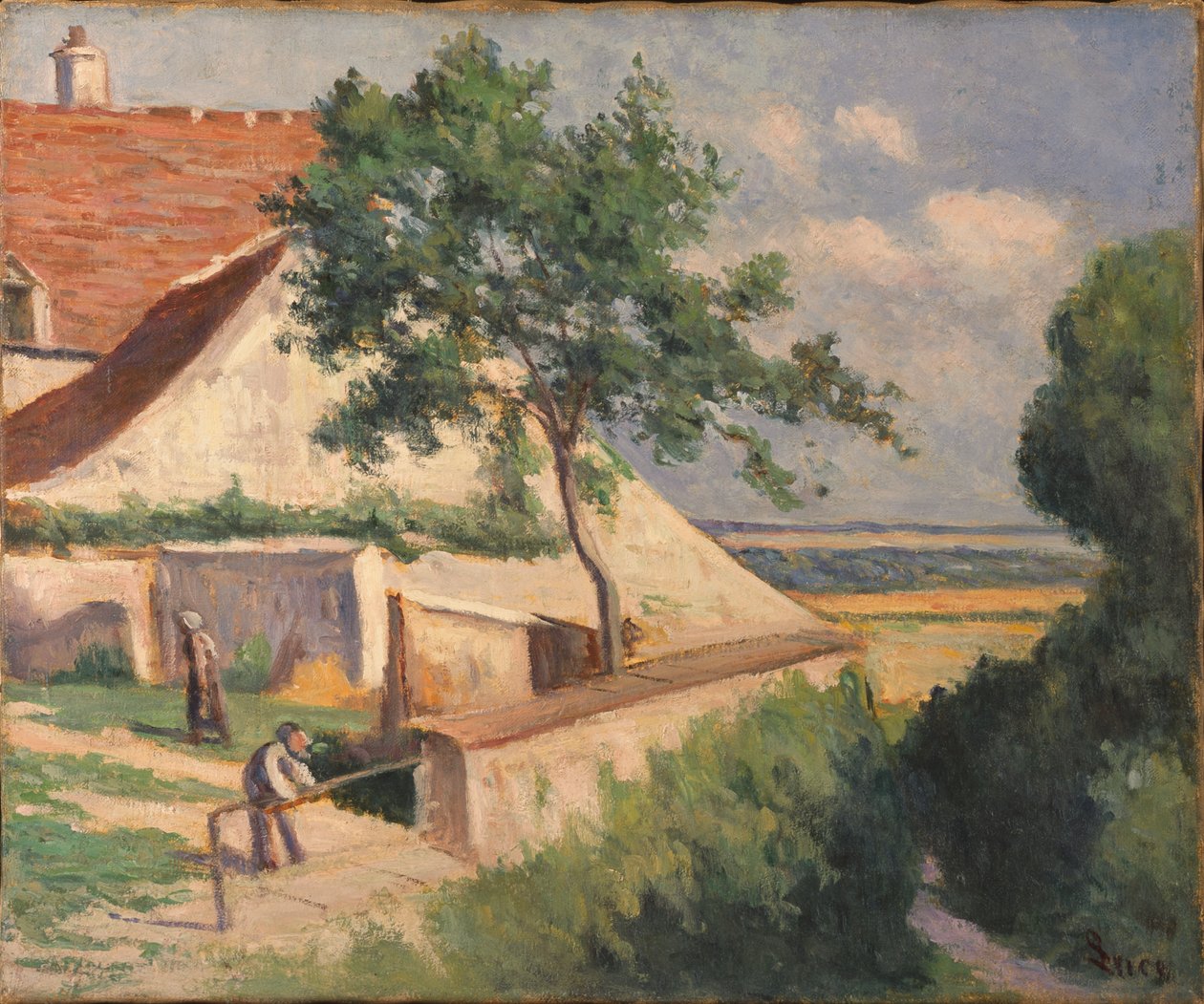 Rolleboise, Bag Kirken af Maximilien Luce