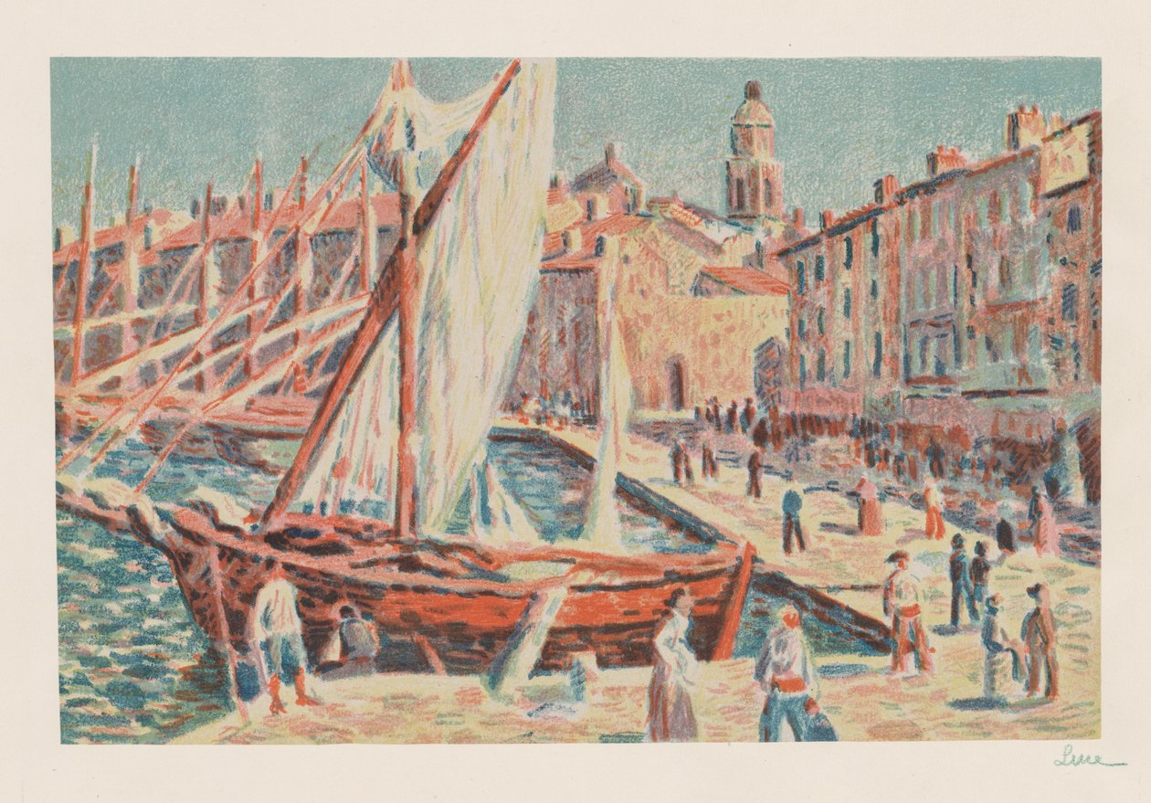 Saint-Tropez af Maximilien Luce