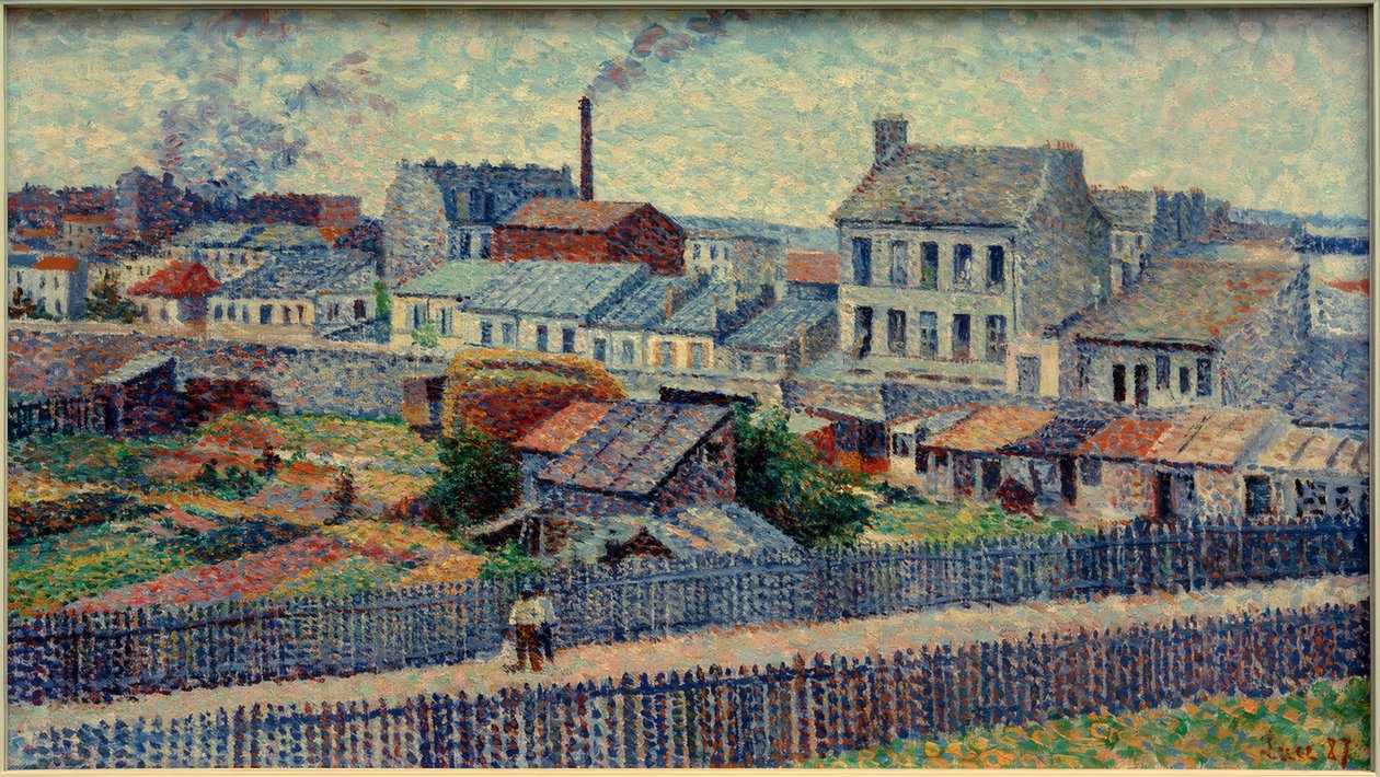 Land i Montmartre, Rue Championnet af Maximilien Luce