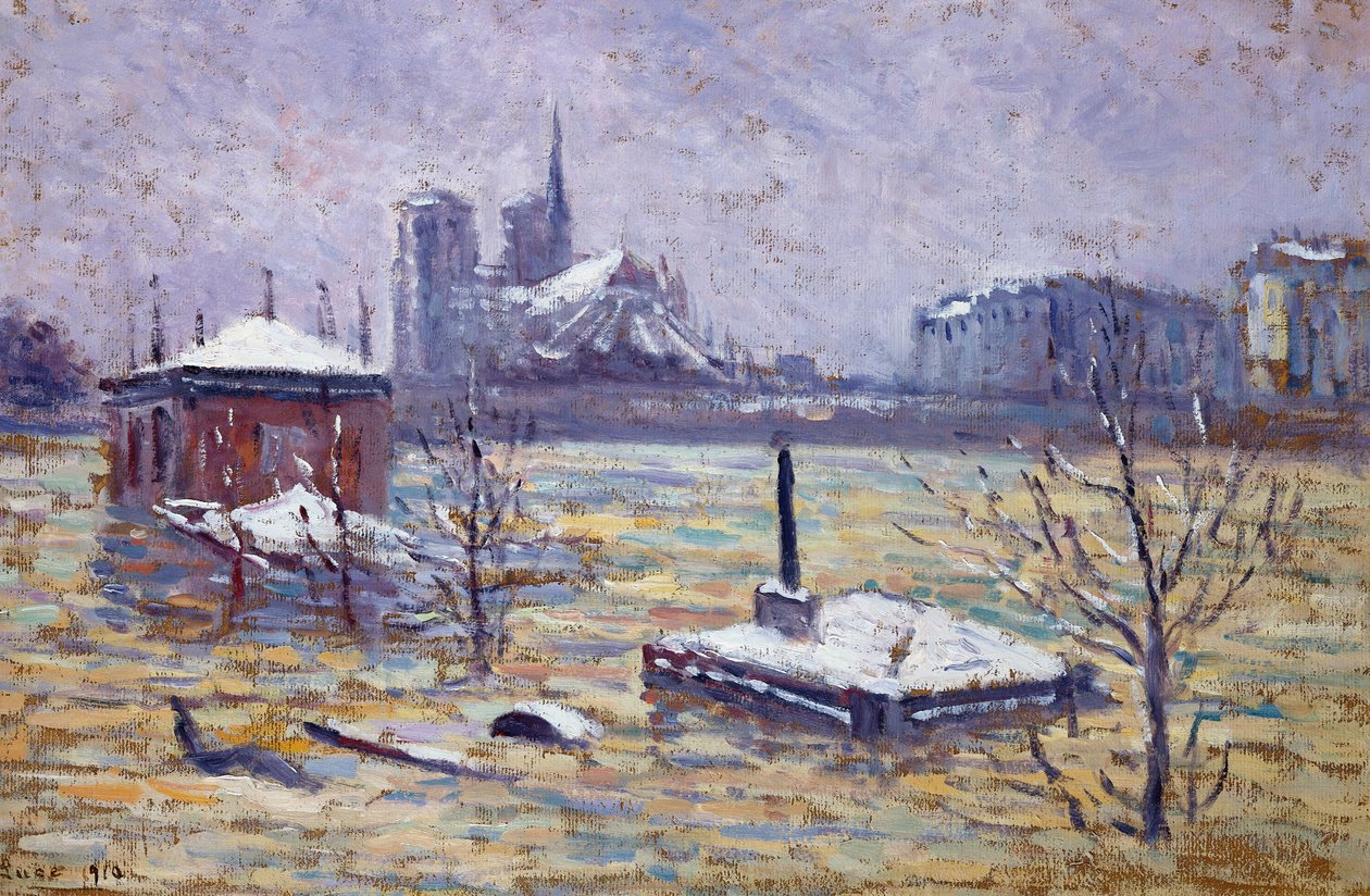 Syndfloden, 1910 af Maximilien Luce