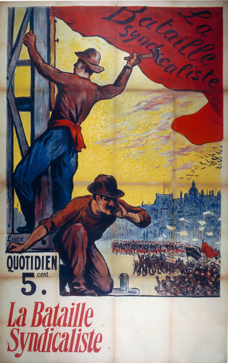 Journal La Bataille syndicaliste 27. april 1911, 1911. af Maximilien Luce