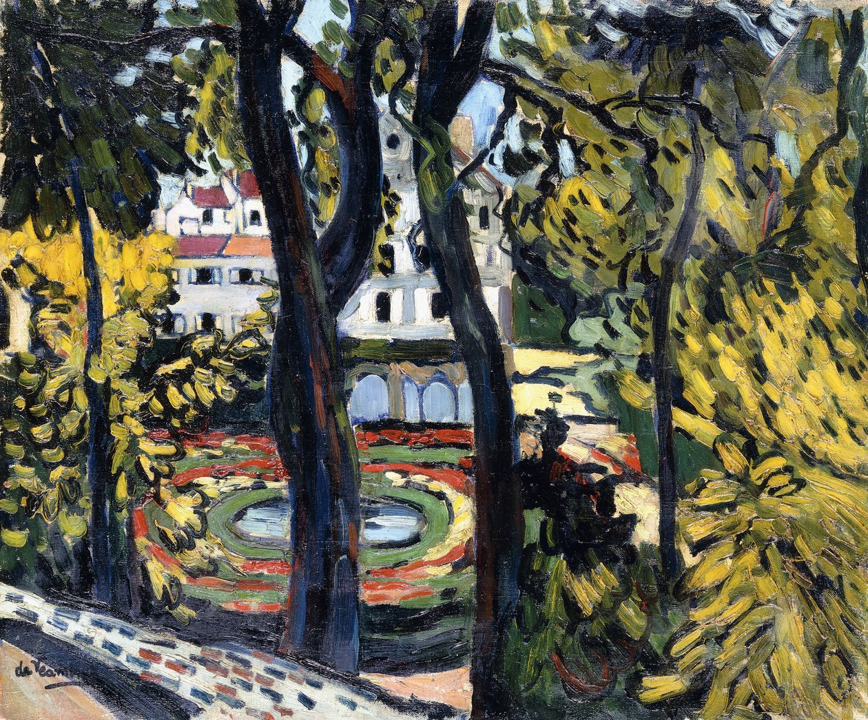 Seinen og Pont Saint-Michel, 1900 af Maximilien Luce