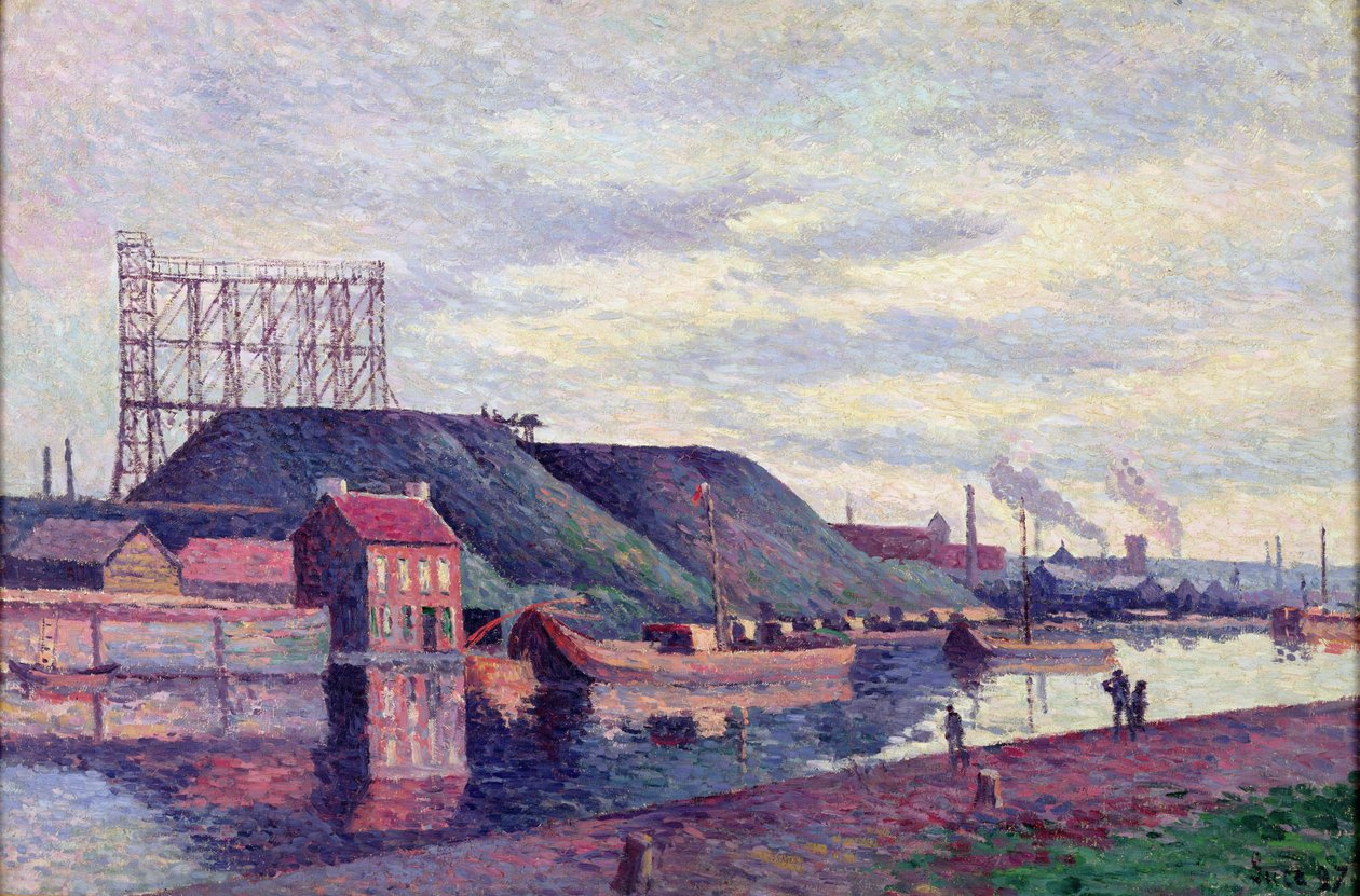 Slagdyngerne fra Sacre Madame, 1897 af Maximilien Luce
