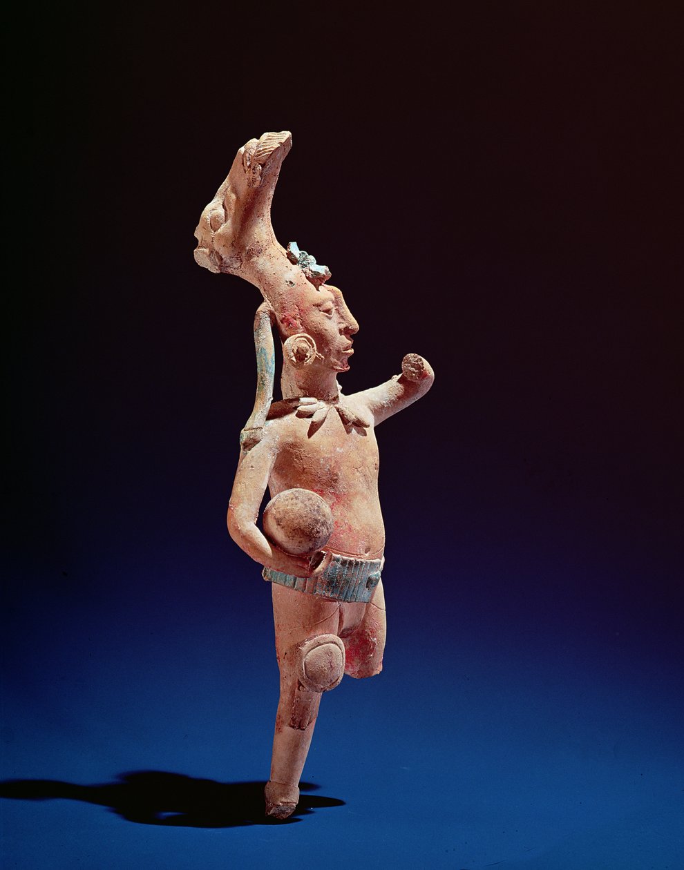 Ceremoniel boldspiller, Isle of Jaina, ca. 600 (ler) af Mayan