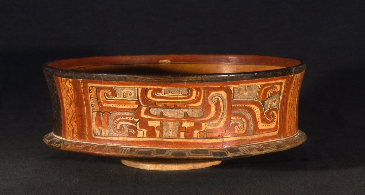 Begravelsesfartøj (keramik) af Mayan