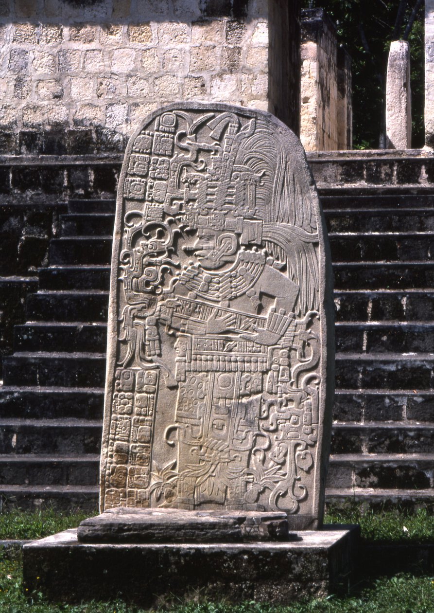 Seibal, Stela 10, Ultimate Classic Period, 849 AD af Mayan