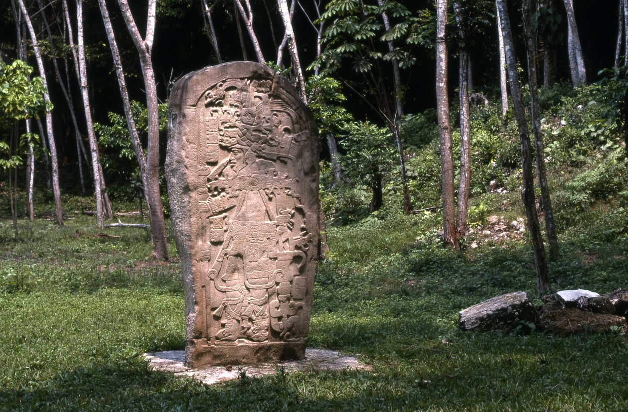 Stela 1, Terminal Classic-periode (830-930 e.Kr.) af Mayan