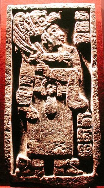 Sten fundet ved Oxkintok, 500-800 af Mayan