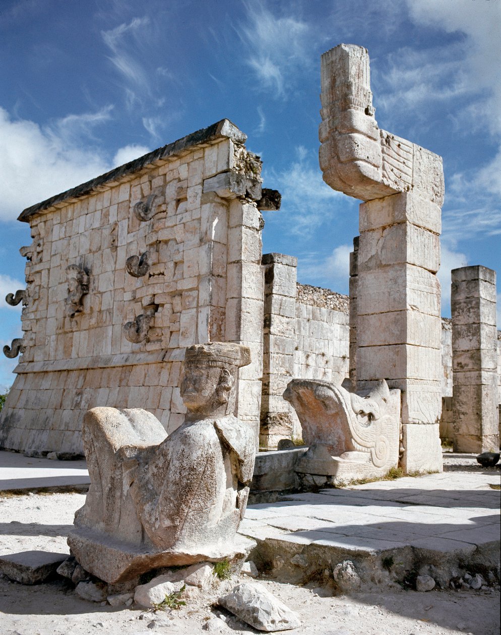 Indgang til krigernes tempel, 750-1200 af Mayan