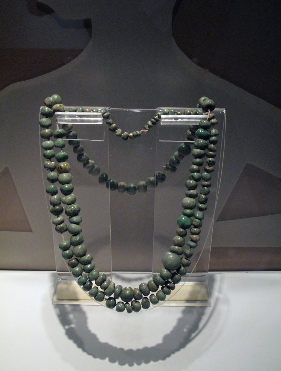 Jadekrave, sen klassisk periode, 600-900 e.Kr. (jade) af Mayan
