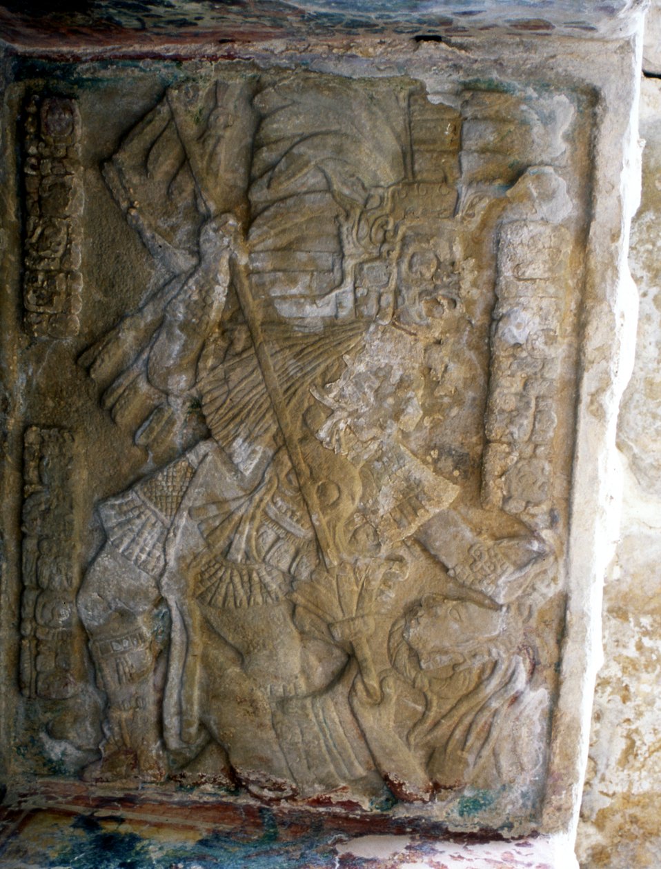 Overligger, sen klassisk periode (600-900 e.Kr.) af Mayan