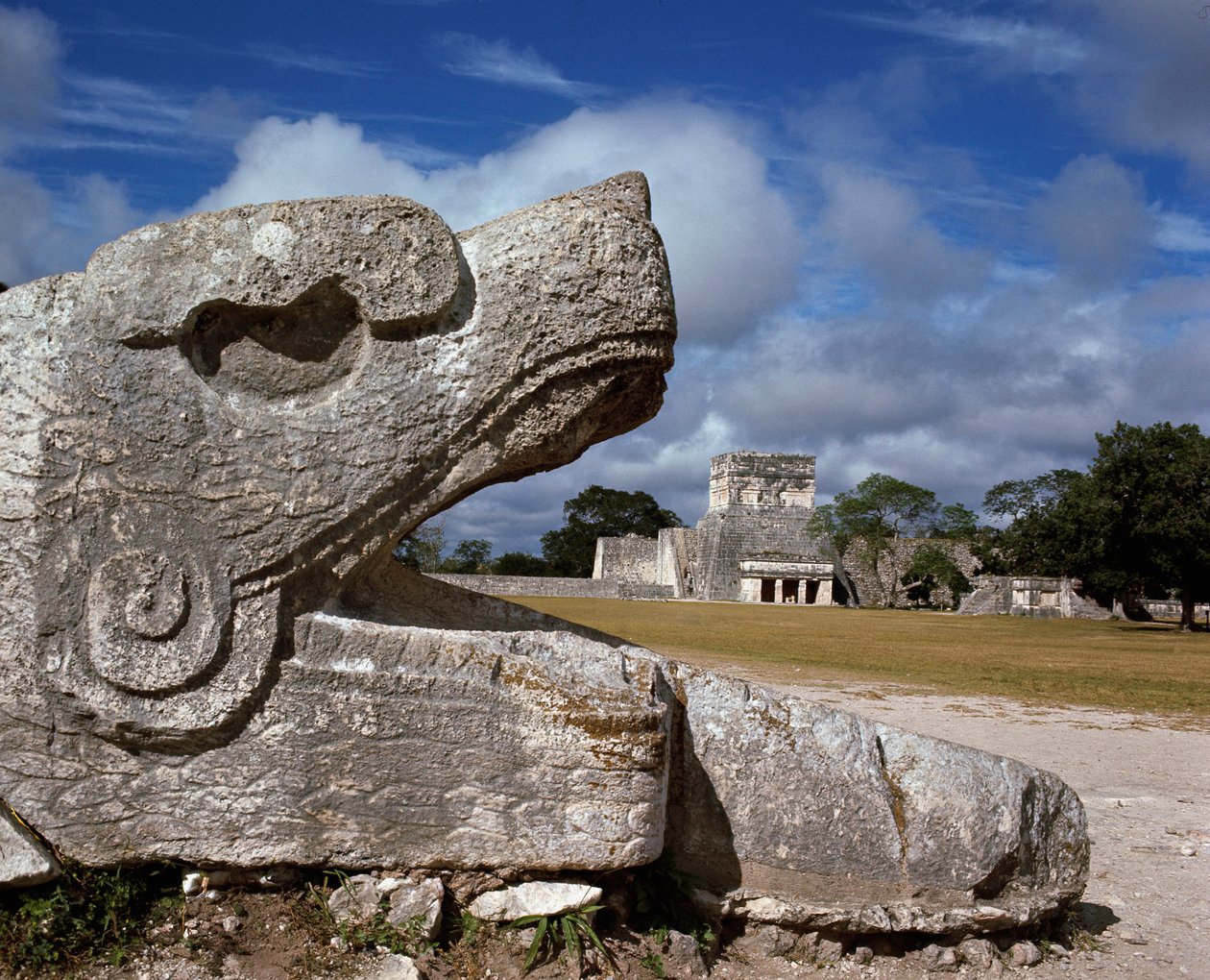 Jaguarernes skulptur og tempel, 750-1200 af Mayan
