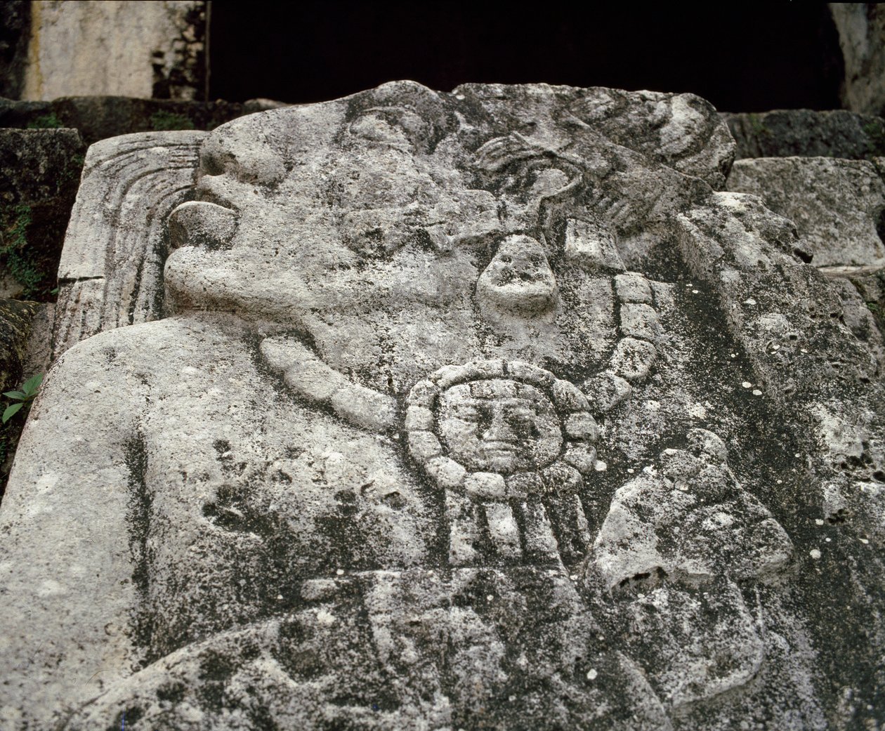 Stel i hus A, gårdhave 2 i slottet af Mayan