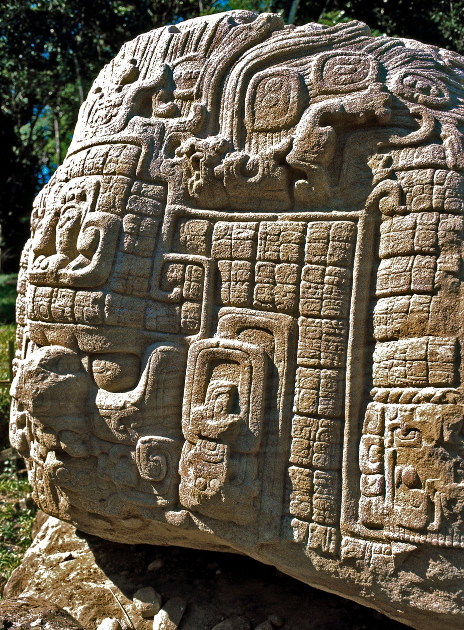 Zoomorfisk alter P af Mayan