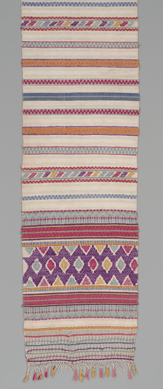 Ceremoniel klud, ca. 1905-35 (bomuld og silke) af Mayan Mayan