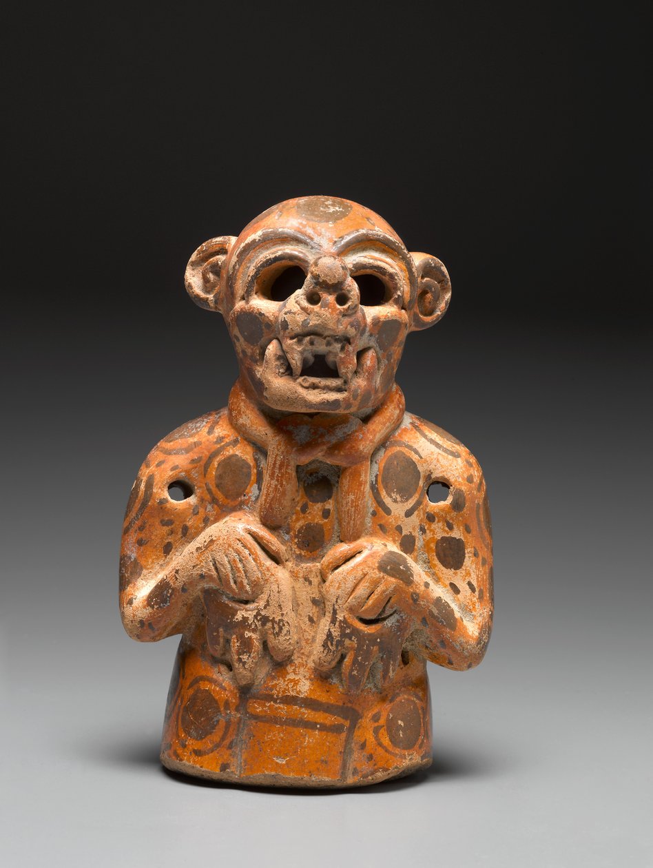 Billede, c.400-500 (keramik og pigment) af Mayan Mayan
