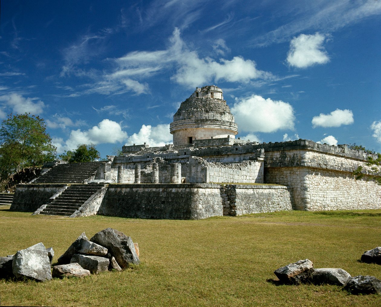El Caracol, observatorium, 750-1200 af Mayan Mayan
