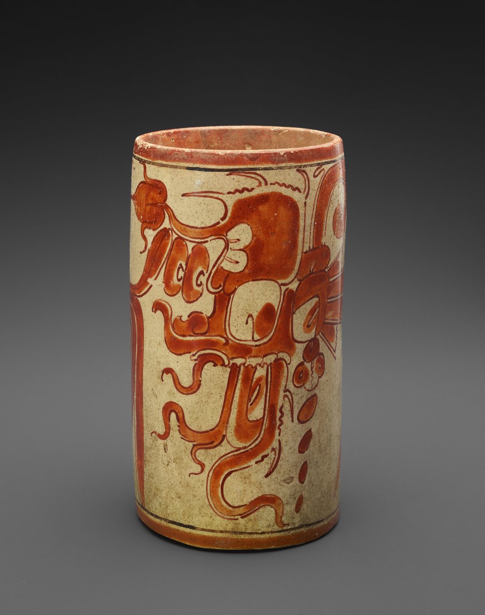 Fartøj, 600-900 e.Kr. (keramik) af Mayan Mayan