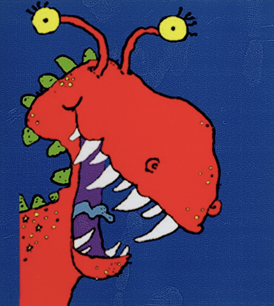 Red Monster, 1998 (blæk på papir) af Maylee Christie