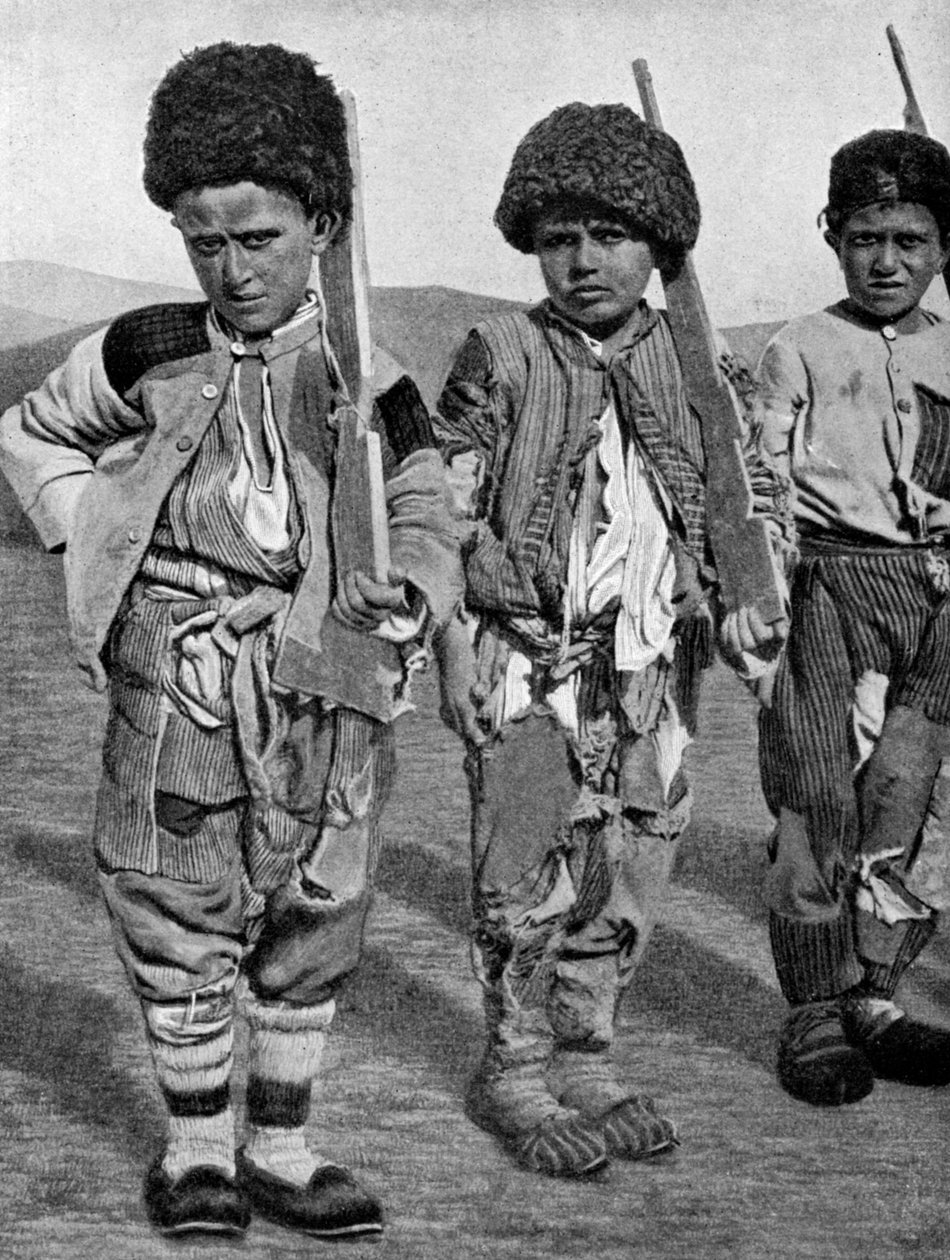 Drenge fra Artemid, Armenien, 1922. af Maynard Owen Williams