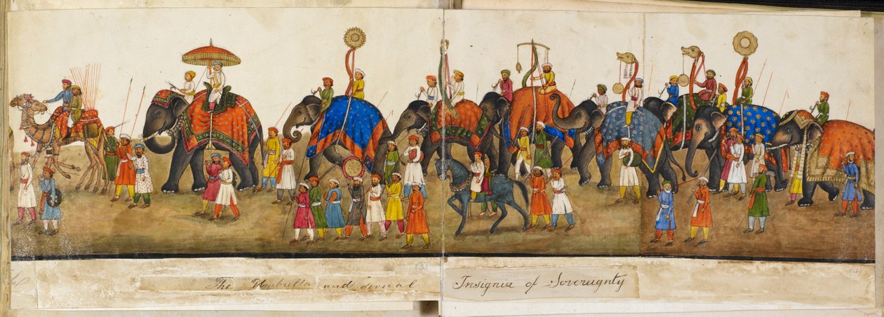 Processional panorama, illustration fra 