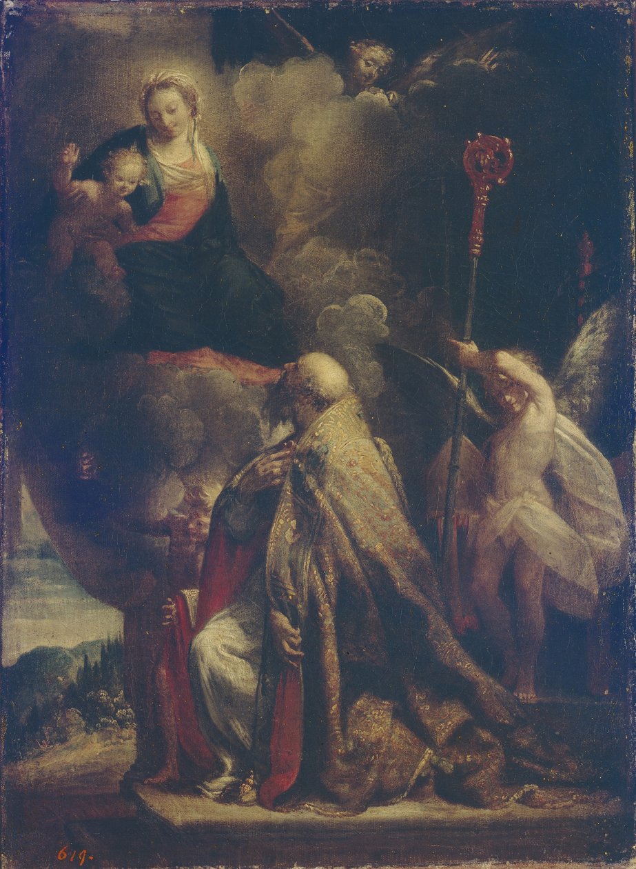 Sankt Georgs vision af Mazzucchelli