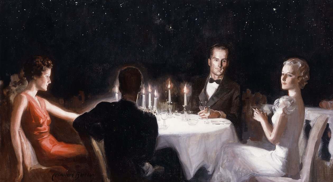 Middag under stjernerne af McClelland Barclay