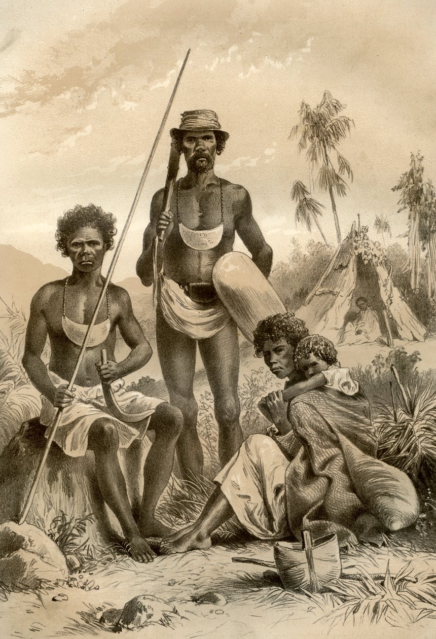 Aborigines af Australien, 1879 af McFarlane and Erskine
