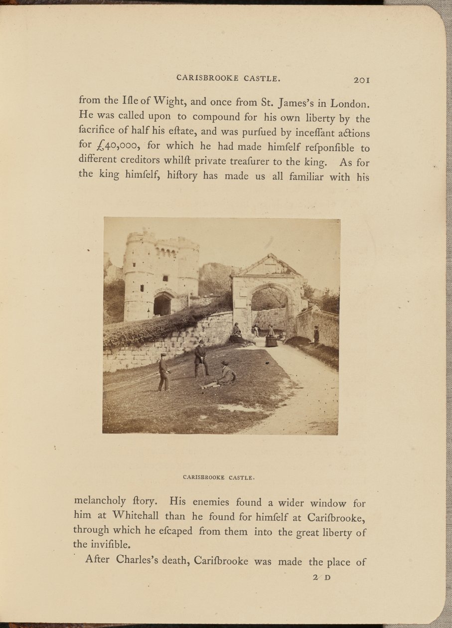 Carisbrooke Castle; generel udsigt af McLean and Melhuish