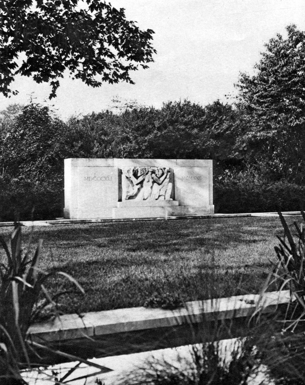 Hyde Park Bird Sanctuary og Hudson Memorial, London, 1926-1927 af McLeish