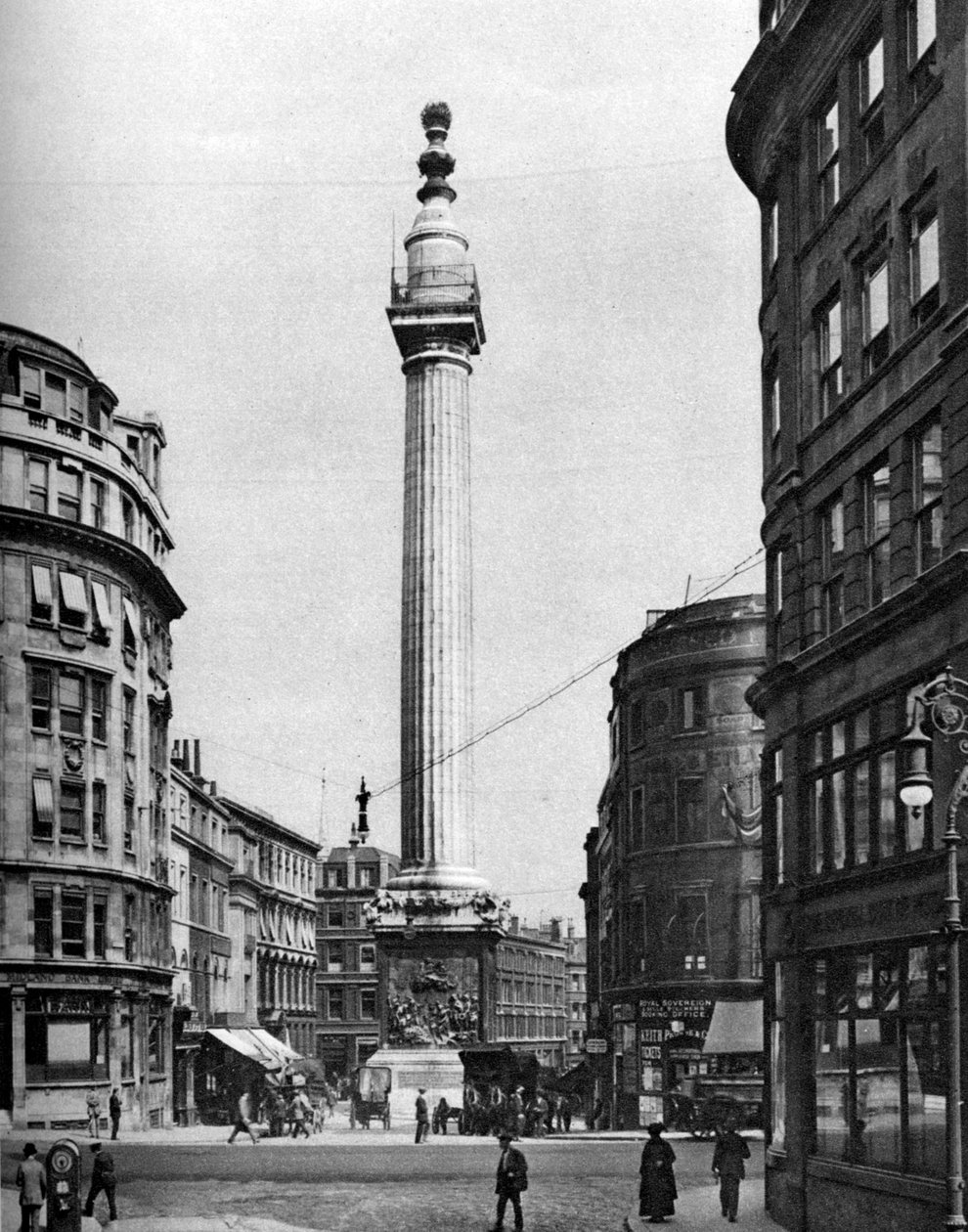 Monumentet til den store brand, London, 1926-1927. af McLeish