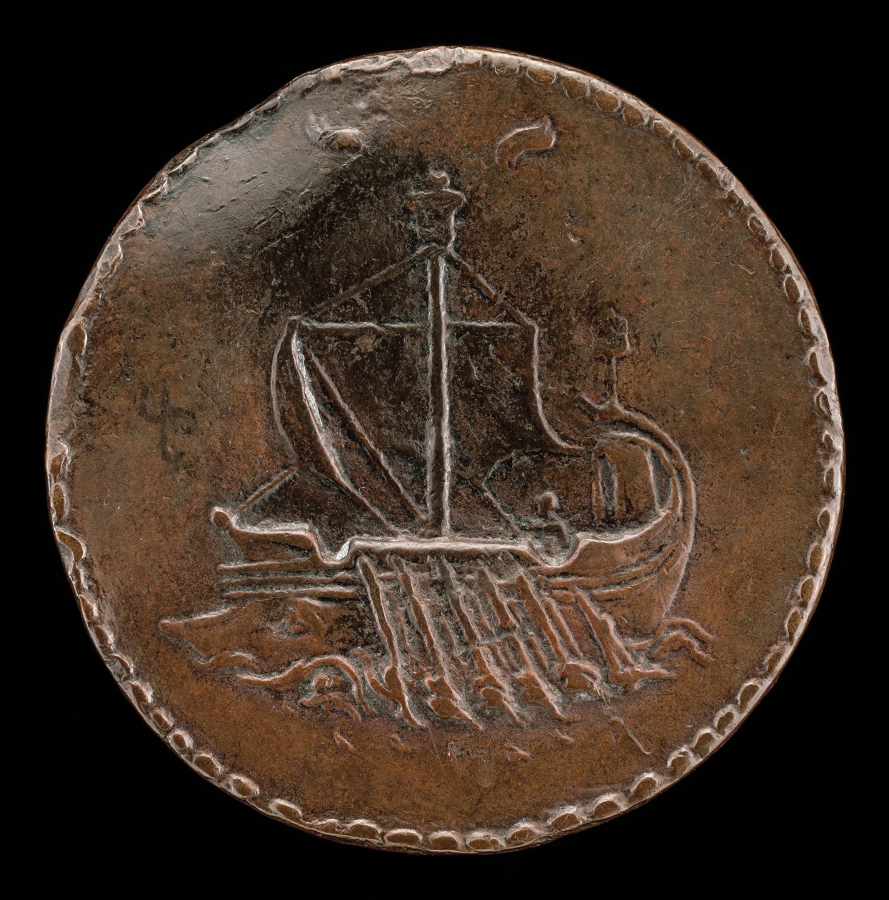 Kabys i fuld sejl [omvendt], ca. 1510. af Mea