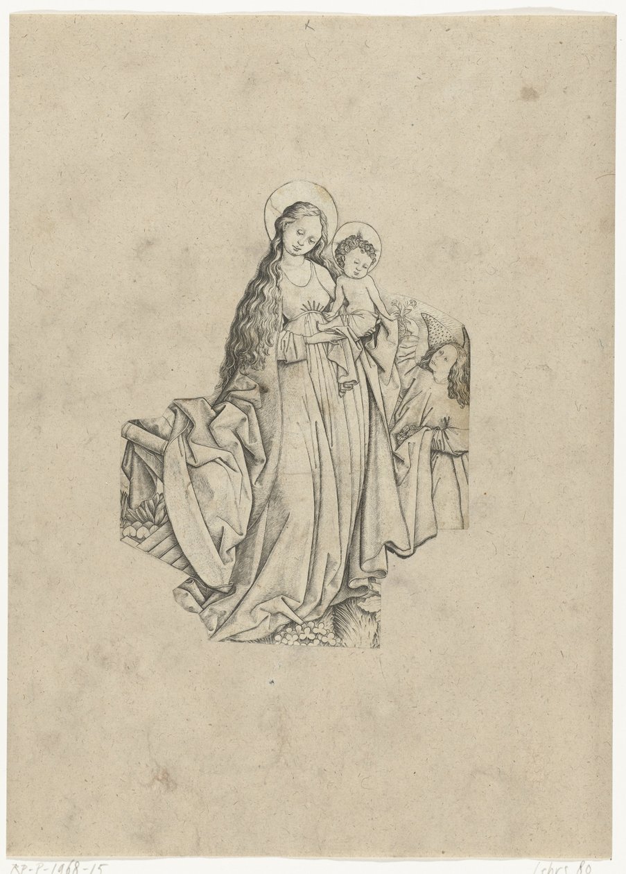 Mary med barn af Meester E.S.