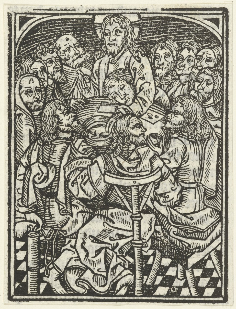 Den sidste nadver af Meester van de Delbecq Schreiber Passie (attributed to)