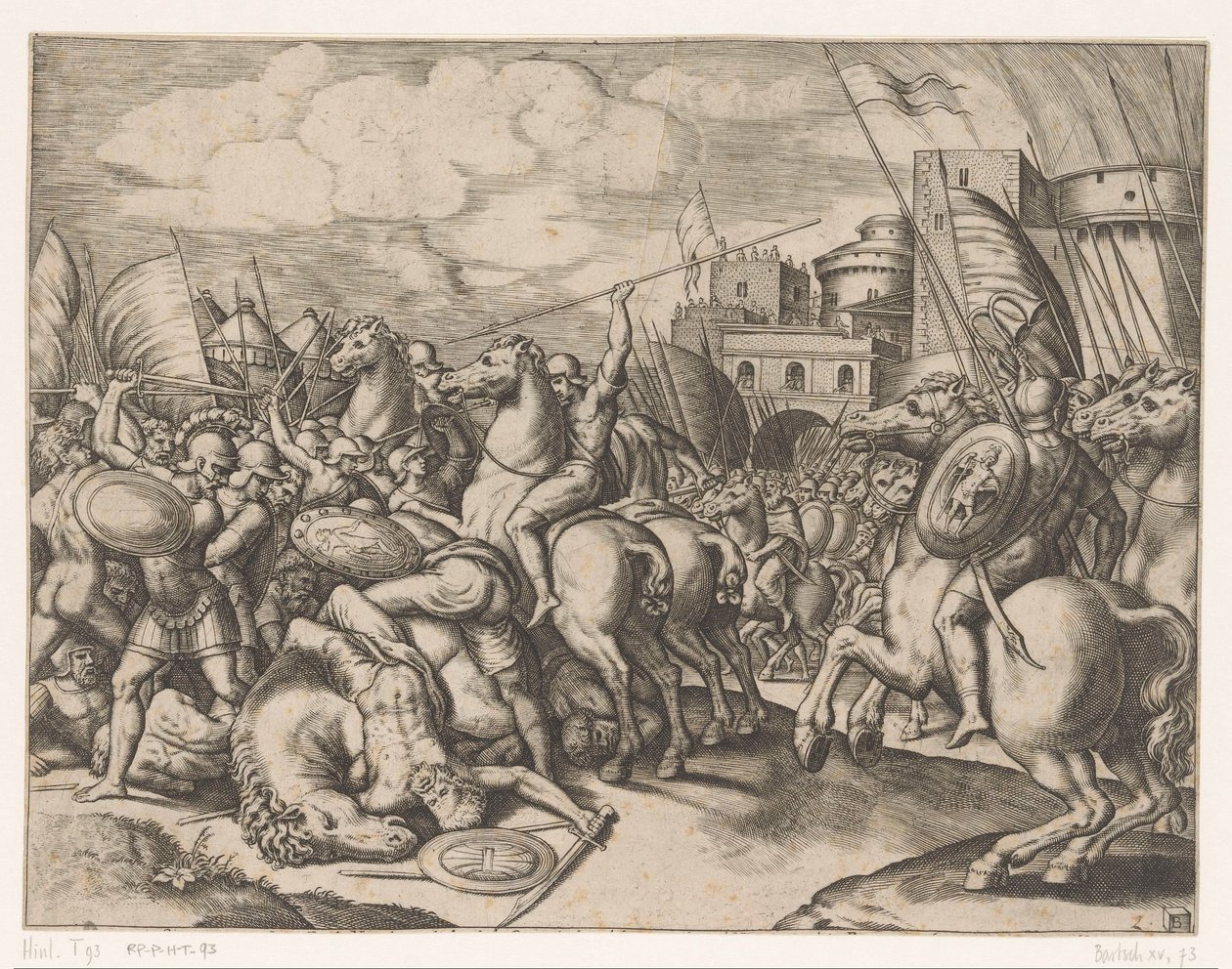 Scipios sejr over kong Syphax af Meester van de Dobbelsteen