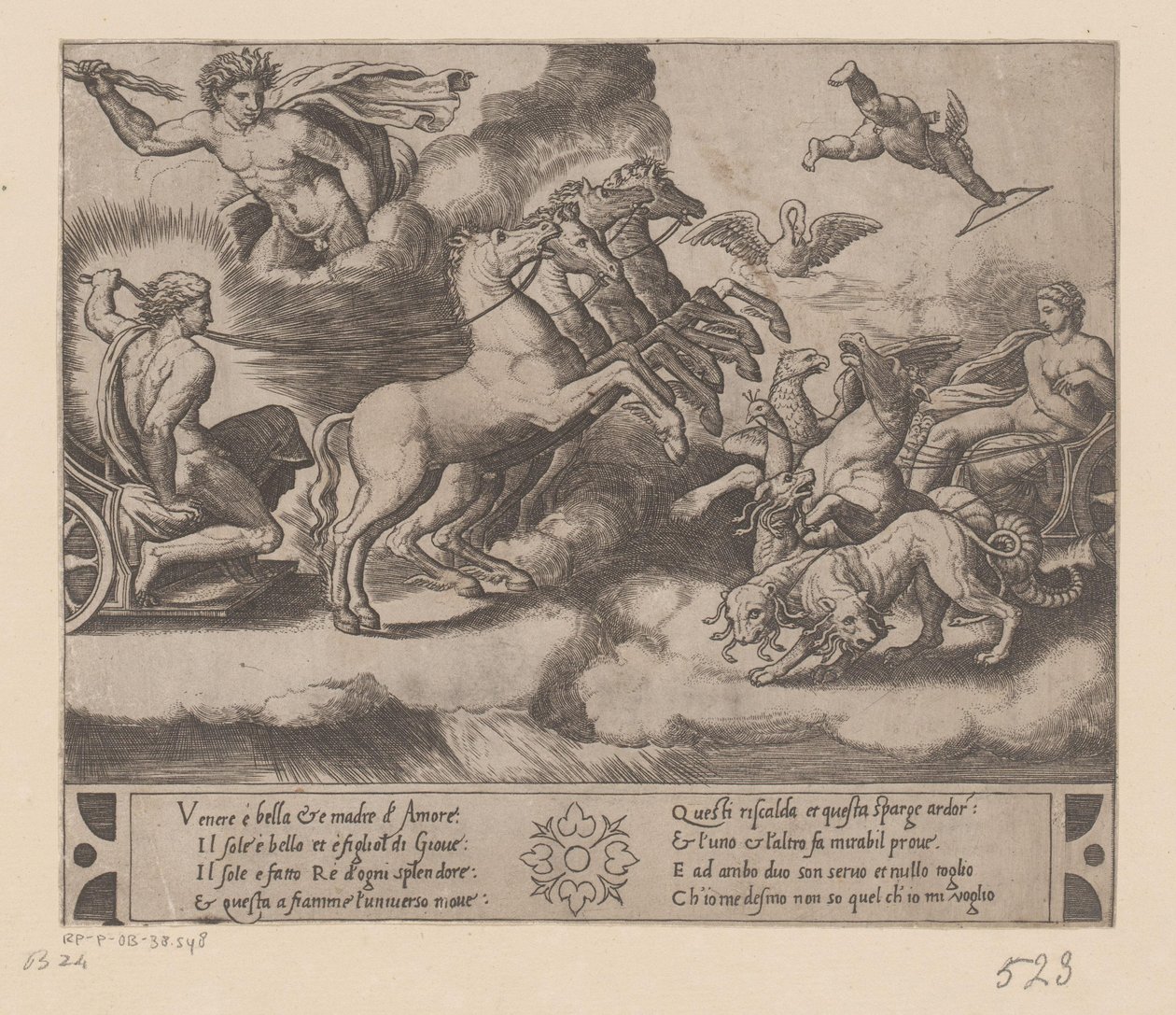 Biler af Venus og Apollo af Meester van de Dobbelsteen