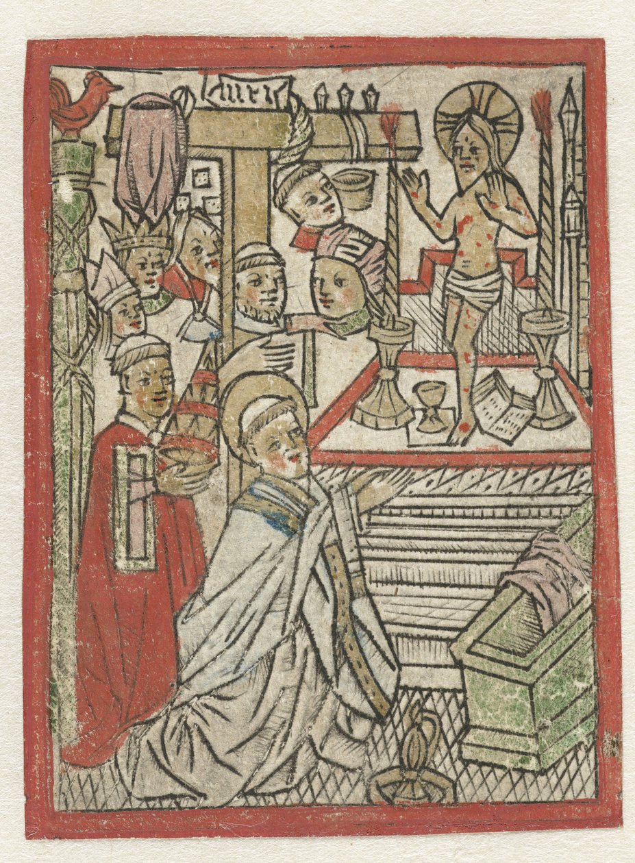 Mis van Gregorius af Meester van de H. Erasmus