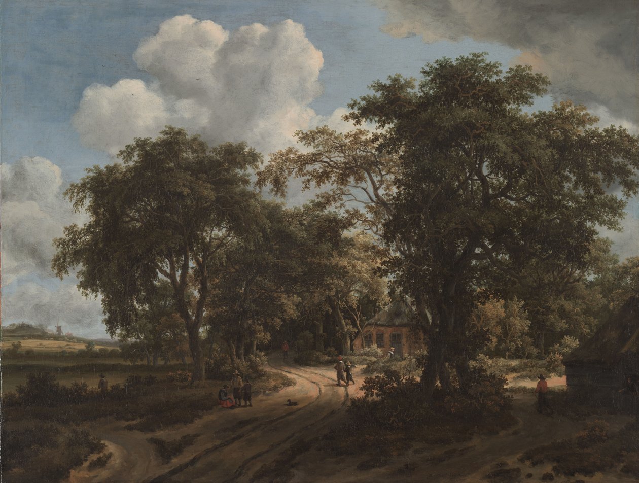 A Cottage in the Woods, ca. 1662 (olie på lærred) af Meindert Hobbema