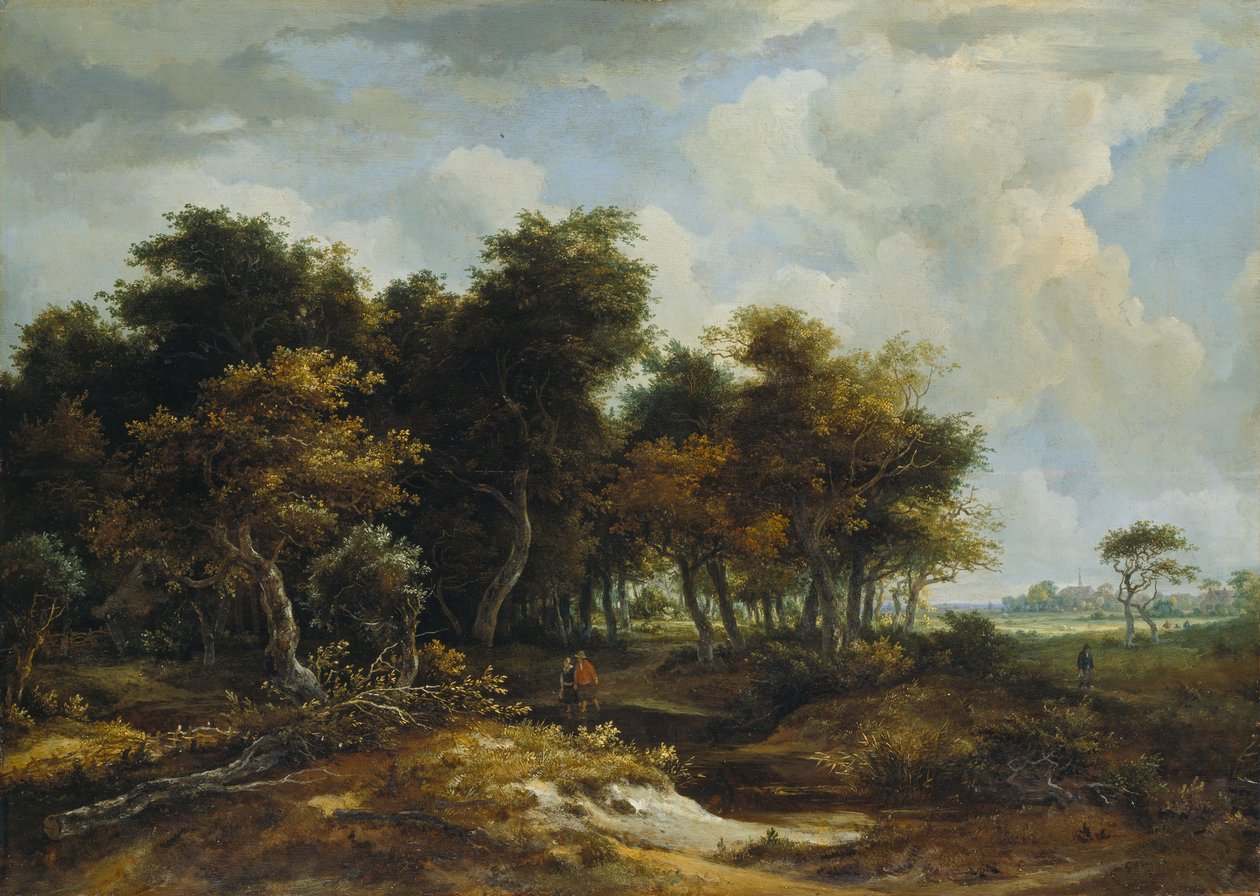Indgang til en skov af Meindert Hobbema
