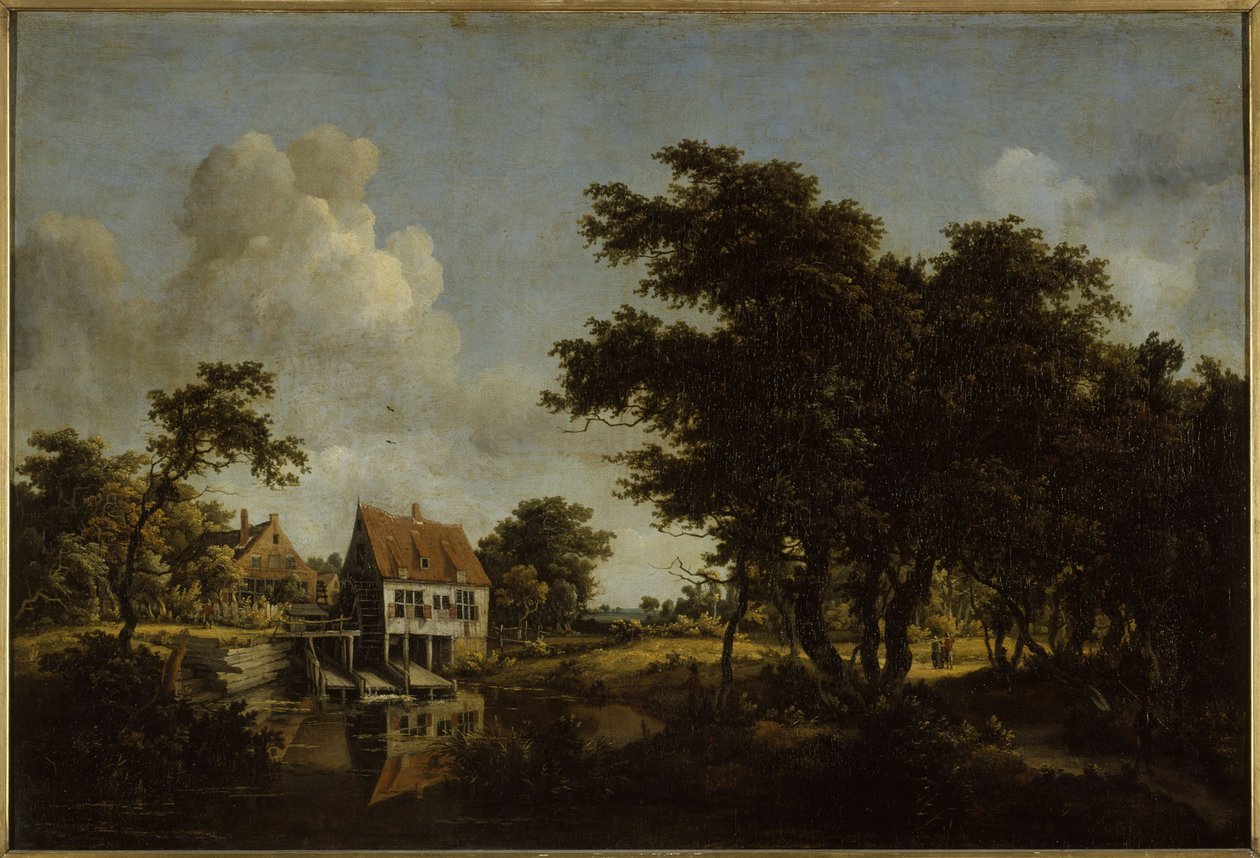 The Mills, mellem 1664 og 1668 (olie) af Meindert Hobbema