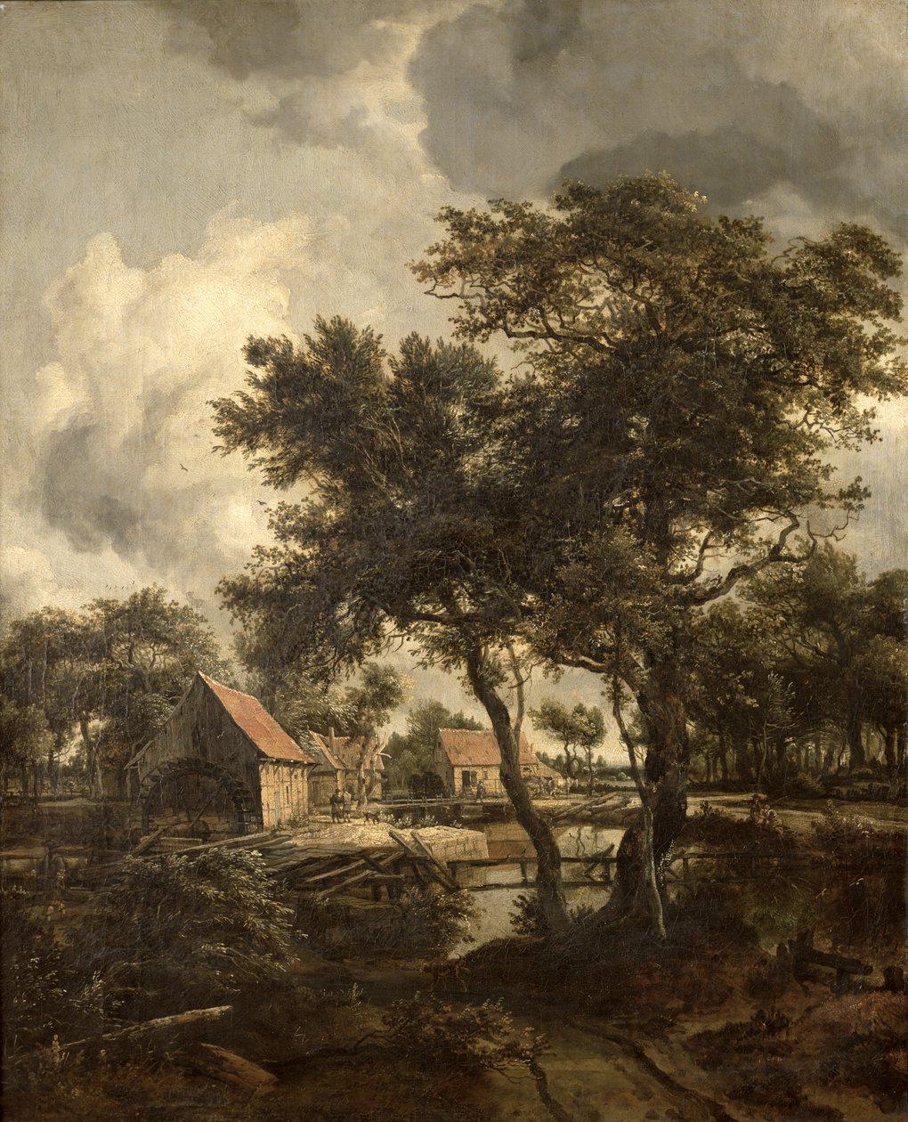 Vandmøllen, ca.1660 af Meindert Hobbema