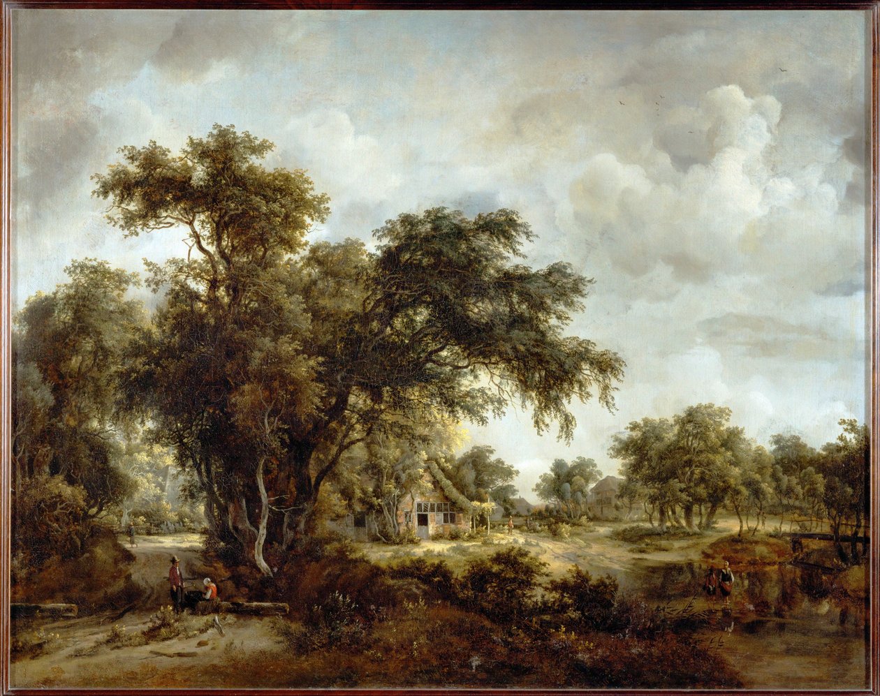 Bondegården ... af Meindert Hobbema