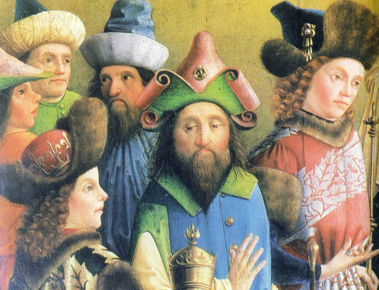Tilbedelse af magi af Meister der Darmstädter Passion